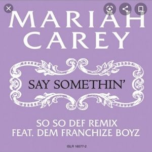 🤩🤩🤩 VINYL Mariah Carey ( Say Something Remix)
